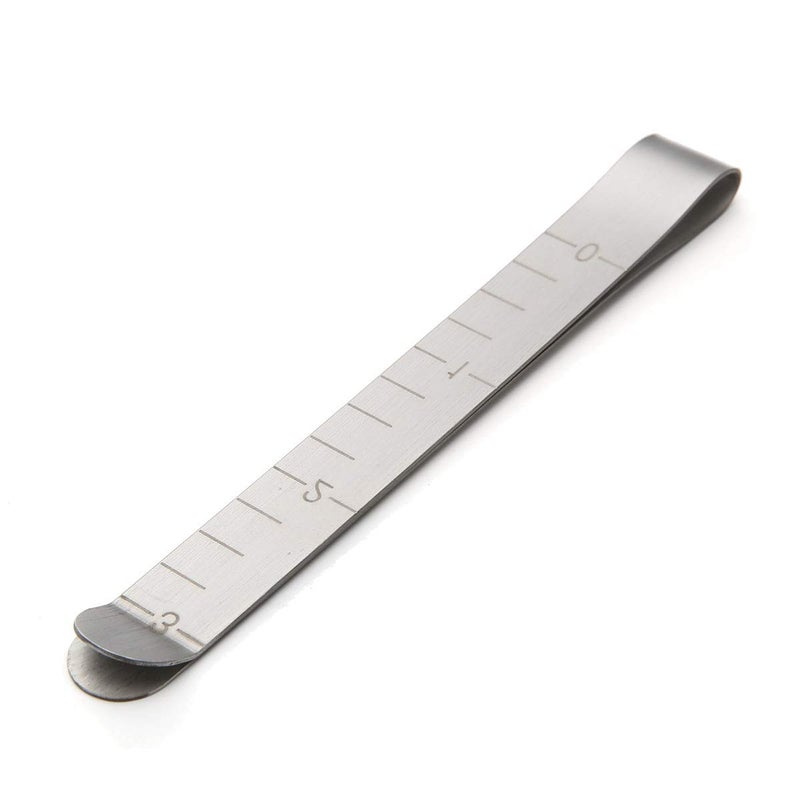 Miamay 20-Piece Hemming Clips, Stainless Steel, Silver, Classic Style, Sewing Clips, Hem Marker, Measurement Ruler - Image 3